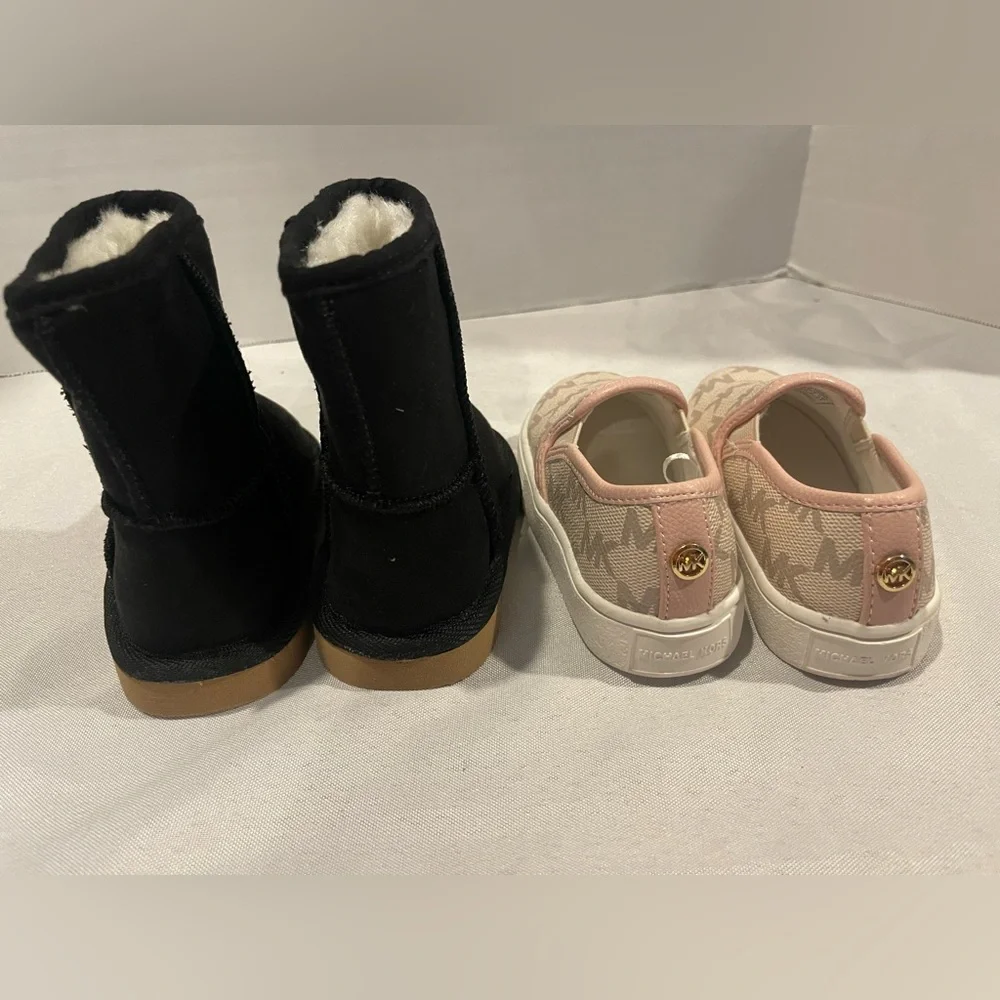MICHAEL KORS / OLD NAVY Slip On Sneakers & Boots Toddler Size 5 Shoe Lot - Picture 2 of 4